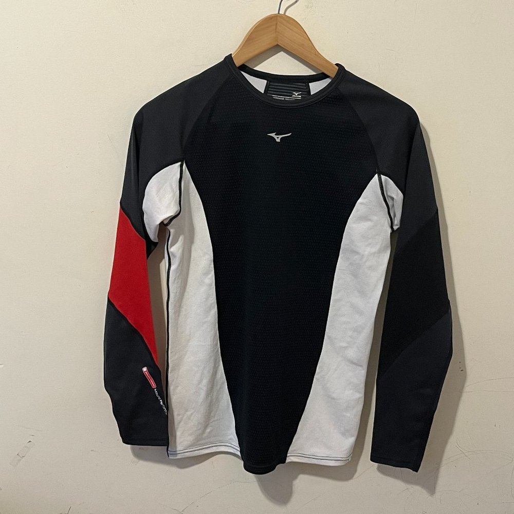 MIZUNO | Women's Top Black White Size Medium